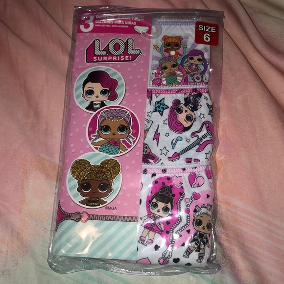 NEW LOL Surprise Girls Panties size 6 - Picture 1 of 2